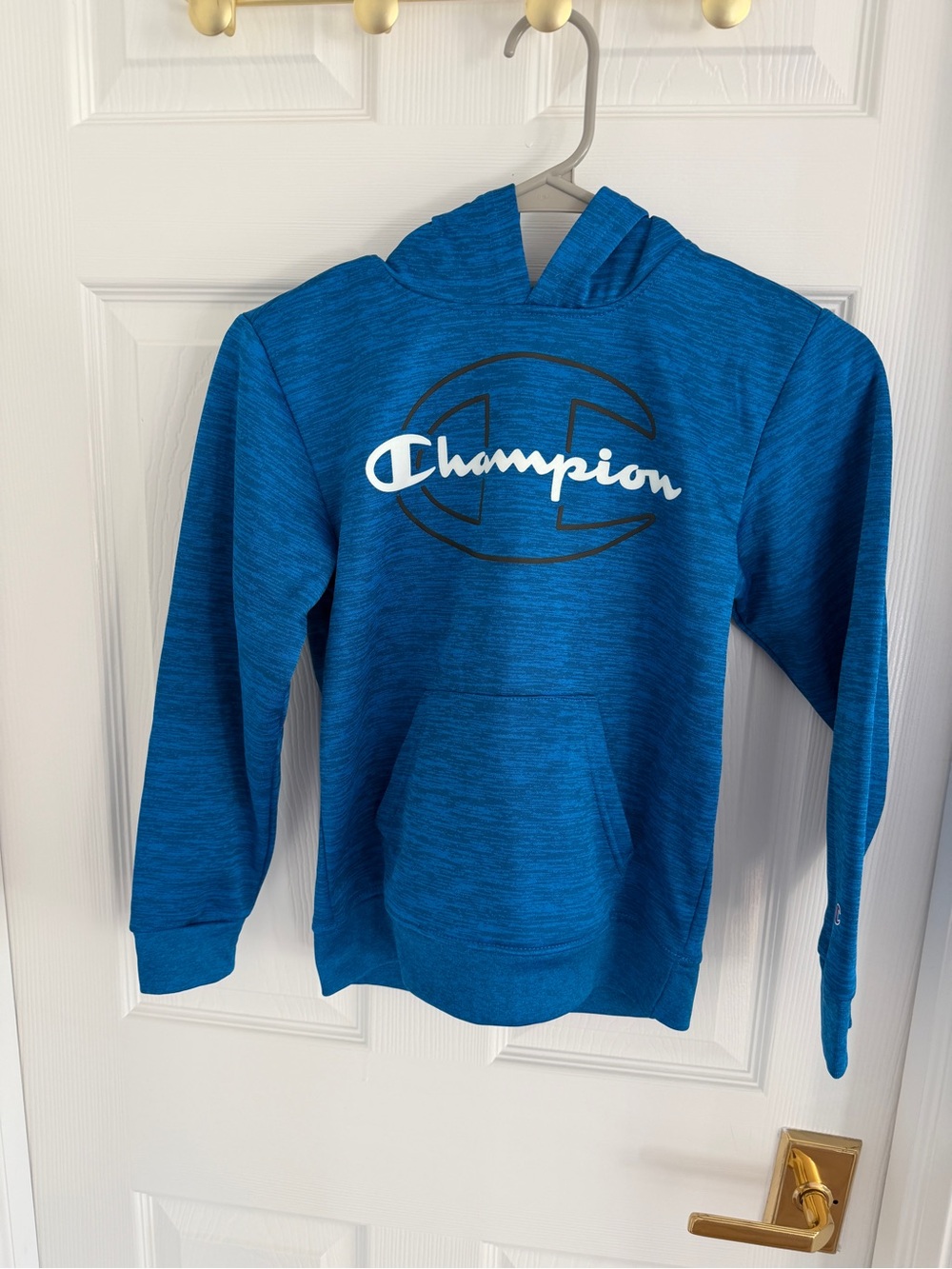 Champion Youth Royal Blue Logo Pullover Hoodie